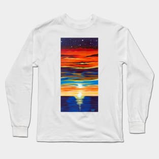 'SUNSET AS A DIVINE GESTURE' (VERSION #2) Long Sleeve T-Shirt